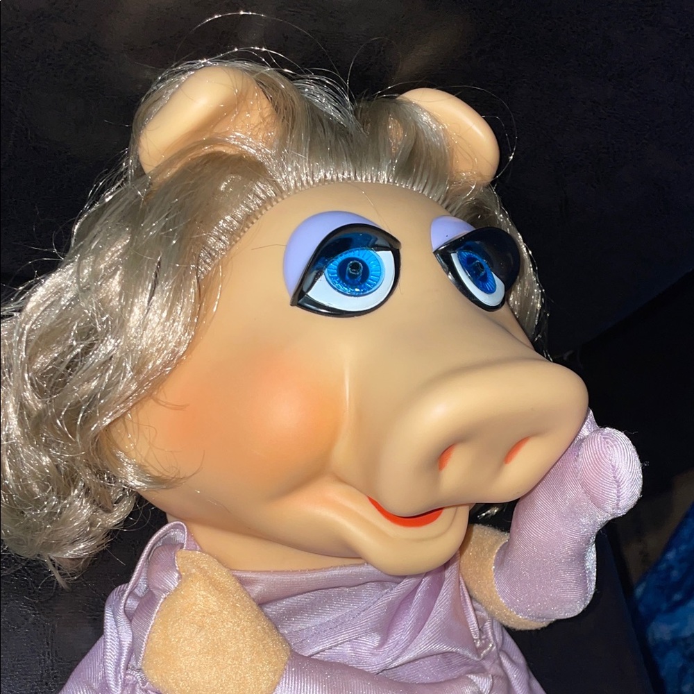 1977 ©️ 1978 authentic vintage Miss Piggy hand puppet (#855) Fisher-Price - Picture 15 of 17